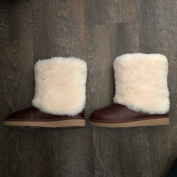 UGG Marlin Brown Sherpa Boots